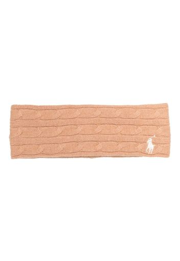 Polo Ralph Lauren Polo Pony cable-knit head band - Nude