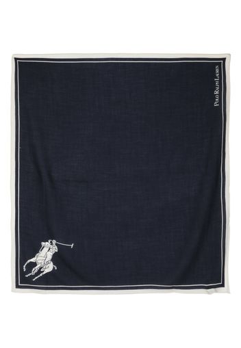 Polo Ralph Lauren Polo Pony wool scarf - Blau