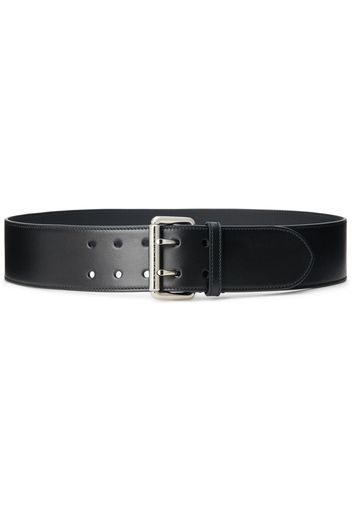 Polo Ralph Lauren 55mm leather wide belt - Schwarz