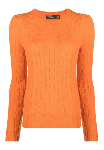 Polo Ralph Lauren Julianna cable-knit jumper - Orange