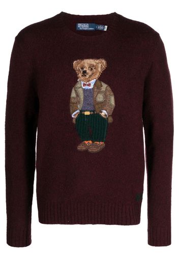 Polo Ralph Lauren Polo Bear-embroidered jumper - Rot