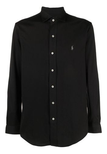 Polo Ralph Lauren pony-embroidered cotton shirt - Schwarz