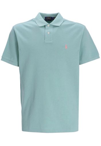 Polo Ralph Lauren Poloshirt mit Logo-Stickerei - Blau