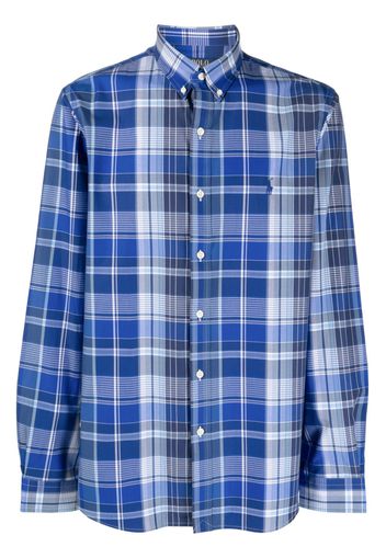 Polo Ralph Lauren check-pattern cotton shirt - Blau