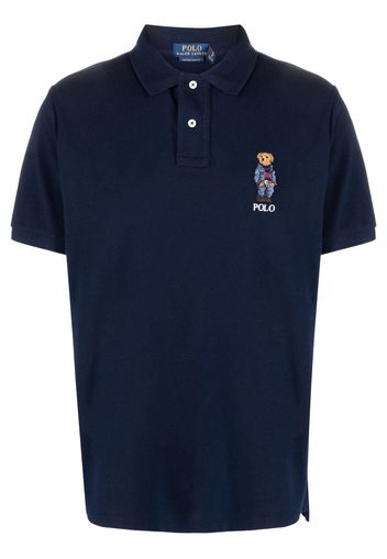 Polo Ralph Lauren Polo Bear-embroidered polo shirt - Blau