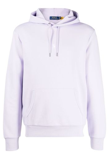 Polo Ralph Lauren pony-embroidered drawstring hoodie - Violett