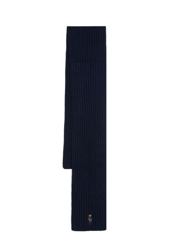 Polo Ralph Lauren Polo Bear wide-ribber scarf - Blau