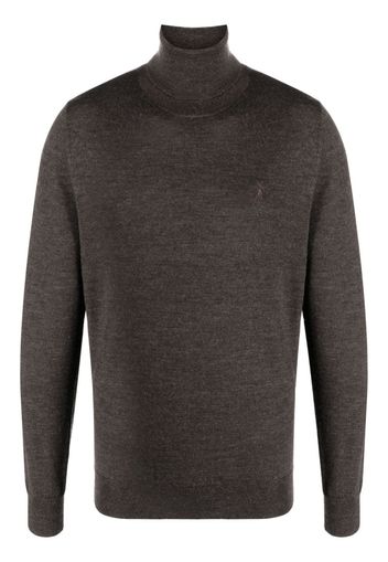 Polo Ralph Lauren logo-embroidered wool sweatshirt - Braun