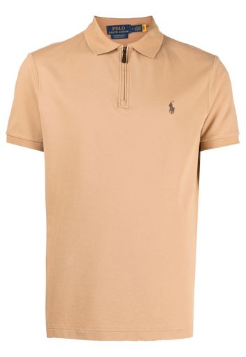 Polo Ralph Lauren Polo Pony half-zip polo shirt - Braun