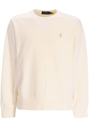 Polo Ralph Lauren logo-embroidered cotton sweatshirt - Weiß