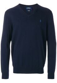 Polo Ralph Lauren Pullover mit V-Ausschnitt - Blau