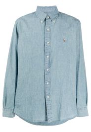 Polo Ralph Lauren Chambray-Hemd mit Logo - Blau