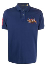 Polo Ralph Lauren Custom-Slim-Fit Poloshirt - Blau