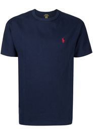 Polo Ralph Lauren embroidered-logo cotton T-shirt - 003 BLUE