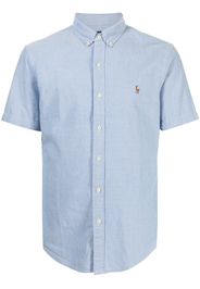 Polo Ralph Lauren Oxford-Hemd mit Logo-Stickerei - Blau