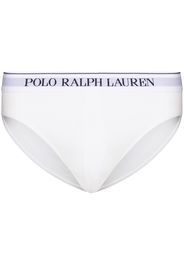 Polo Ralph Lauren 3er-Set Slips mit Logo-Bund - Weiß