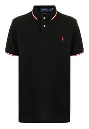 Polo Ralph Lauren Poloshirt mit Logo-Stickerei - Schwarz