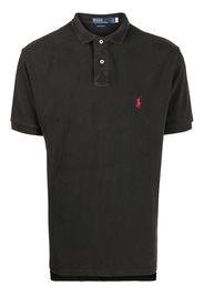 Polo Ralph Lauren logo-embroidered cotton polo shirt - Grau