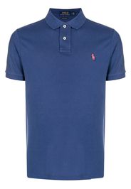 Polo Ralph Lauren Poloshirt mit Logo-Stickerei - Blau