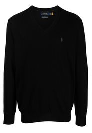 Polo Ralph Lauren V-neck pullover sweater - Schwarz