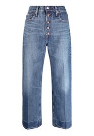 Polo Ralph Lauren wide-leg cropped jeans - Blau