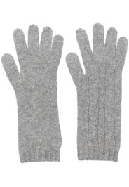 Polo Ralph Lauren cable-knit cashmere gloves - Grau