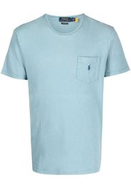 Polo Ralph Lauren embroidered-logo short-sleeve T-shirt - Blau