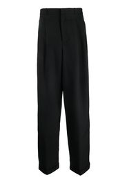 Polo Ralph Lauren pleated tuxedo trousers - Schwarz