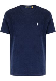 Polo Ralph Lauren embroidered-logo chenille T-shirt - Blau