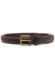 Polo Ralph Lauren braided leather belt - Braun