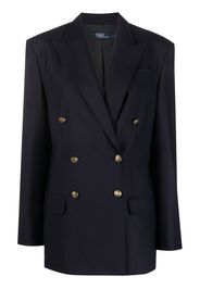 Polo Ralph Lauren double-breasted wool-blend blazer - Blau