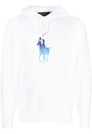 Polo Ralph Lauren graphic-print pullover hoodie - Weiß