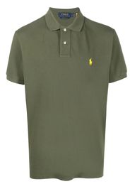 Polo Ralph Lauren embroidered-logo short-sleeved polo shirt - Grün