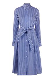 Polo Ralph Lauren striped belted shirt dress - Blau