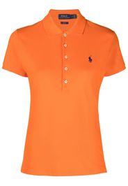 Polo Ralph Lauren logo-embroidered slim-fit polo - Orange