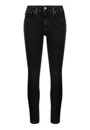 Polo Ralph Lauren mid-rise skinny jeans - Schwarz