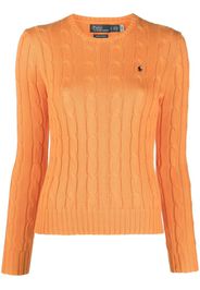 Polo Ralph Lauren Polo Pony cable-knit jumper - Orange