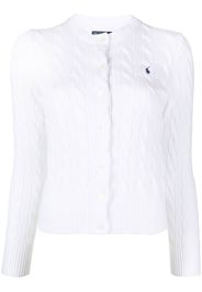 Polo Ralph Lauren Polo Pony cable-knit cardigan - Weiß