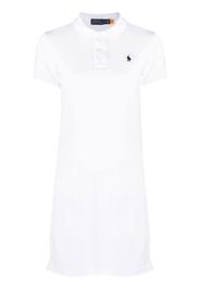 Polo Ralph Lauren embroidered-pony polo dress - Weiß