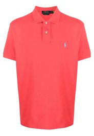 Polo Ralph Lauren logo-embroidered short-sleeved polo shirt - Rot