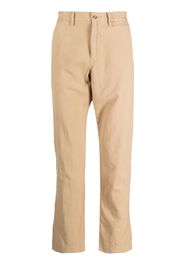 Polo Ralph Lauren straight-leg linen-blend trousers - Nude