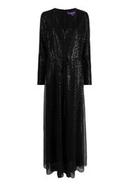 Polo Ralph Lauren Carmelo sequinned maxi dress - Schwarz