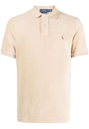 Polo Ralph Lauren Besticktes Poloshirt aus Cord - Nude