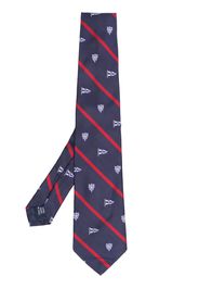 Polo Ralph Lauren stripe-print silk tie - Blau