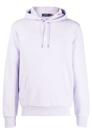 Polo Ralph Lauren pony-embroidered drawstring hoodie - Violett