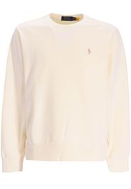 Polo Ralph Lauren logo-embroidered cotton sweatshirt - Weiß