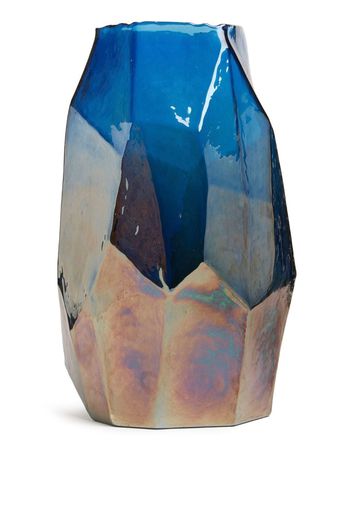 POLSPOTTEN Graphic Luster glass vase - Blau