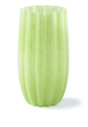 POLSPOTTEN Große Melon Glasvase 38cm - Grün