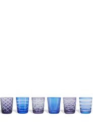 POLSPOTTEN set of six cobalt tumblers - Blau
