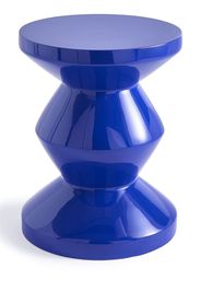 POLSPOTTEN Zig Zag Hocker - Blau